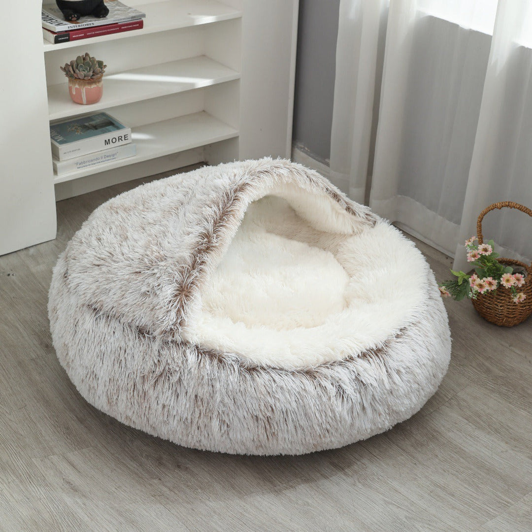 Women's cozy round pet bed Kalsten