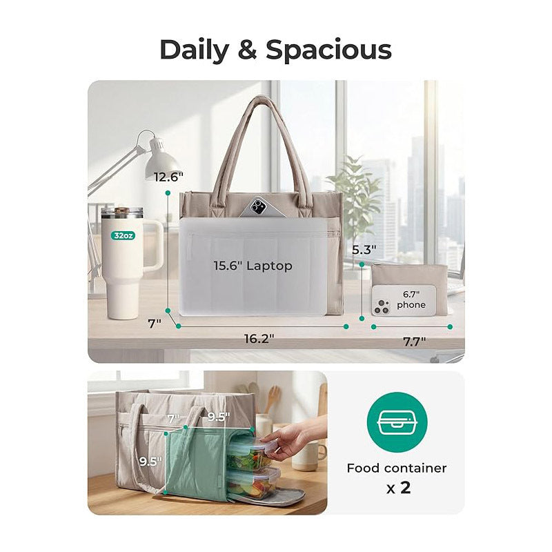Stylish Multi-Purpose Work Tote Acalora