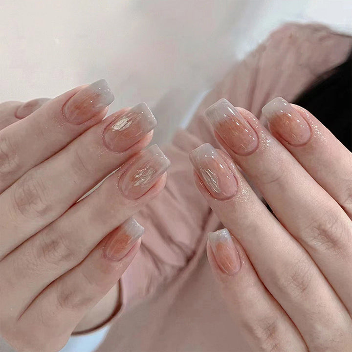 Elegant Glossy Press-On Nail Tips Kalsten