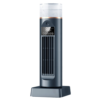 Cooling oscillating tower humidifying fan with LED display and remote Bowlift