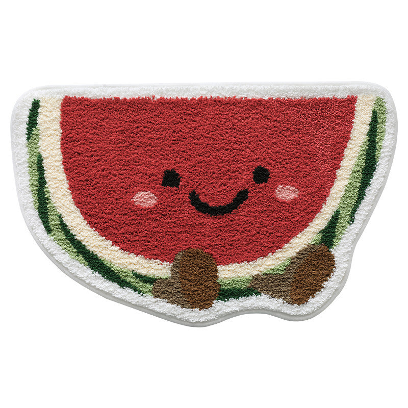 Cute Tomato-Shaped Bath Mat Acalora
