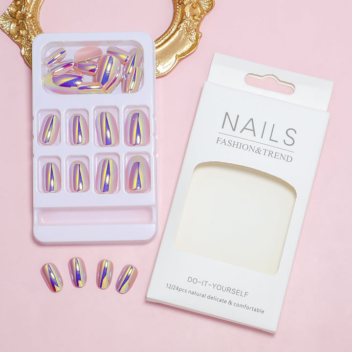 Premium Mirror Finish Press-On Nail Set Kalsten