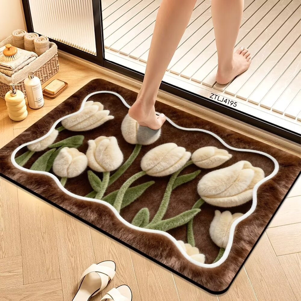 Decorative Bath Mat Kalsten