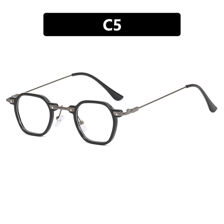 Ladies stylish sunglasses with unique hexagonal shape and sturdy frame Kalsten