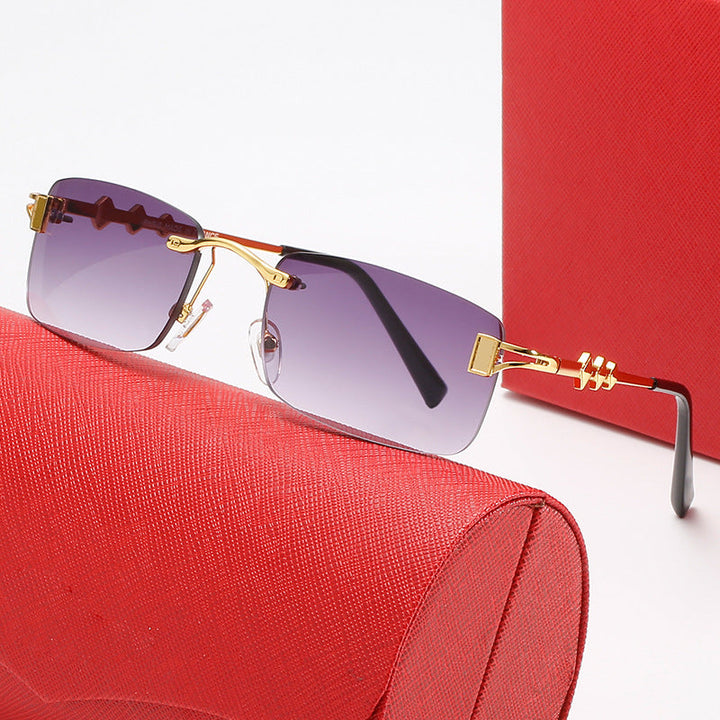 Women’s stylish retro sunglasses with luxurious metal frame and polarized lenses Kalsten