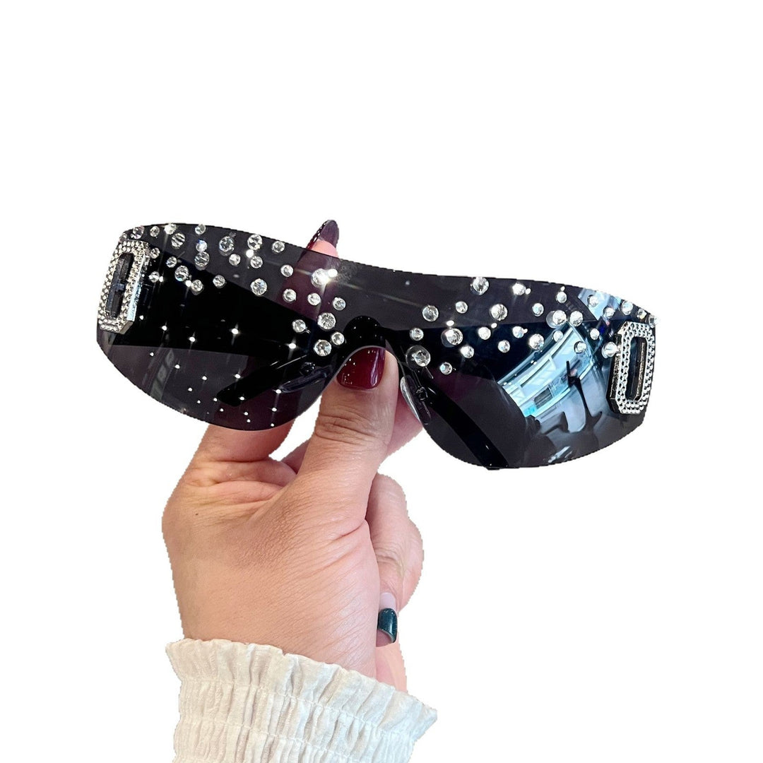 Women's sporty ski goggles with rhinestone decorated frame Kalsten