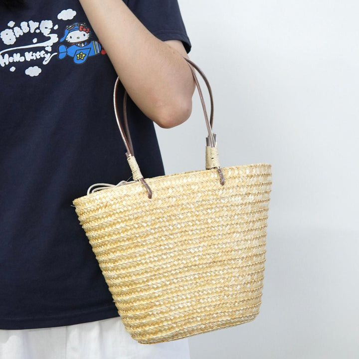 Handbag with Double Braided Straps Kalsten