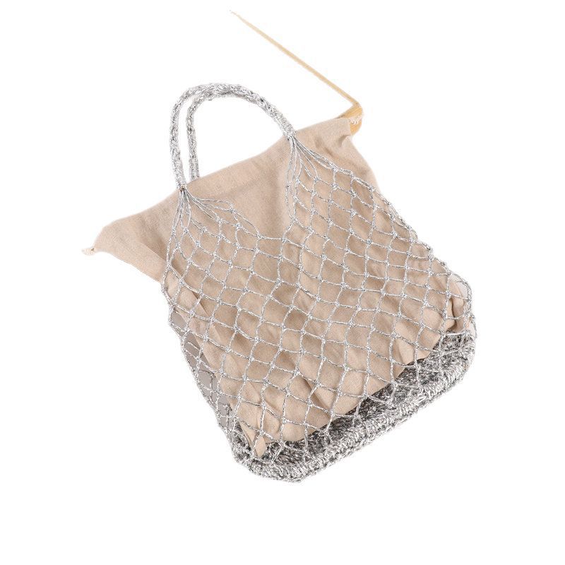 Multifunctional mesh tote bag with lining Kalsten