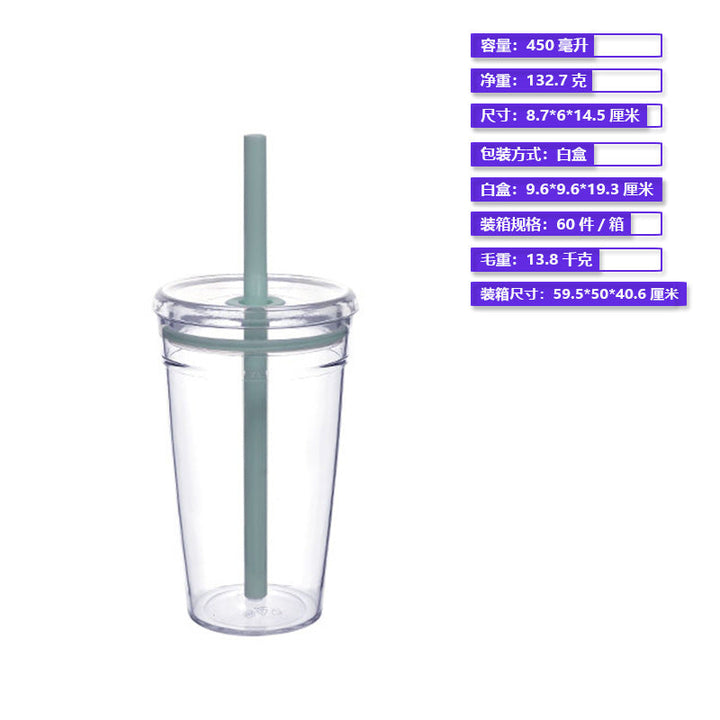 Ladies Insulated Drinking Cup with Sturdy Silicone Straw Kalsten