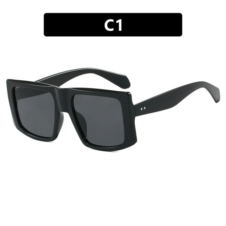 Women's square sunglasses with robust plastic frame and protective UV filter Kalsten