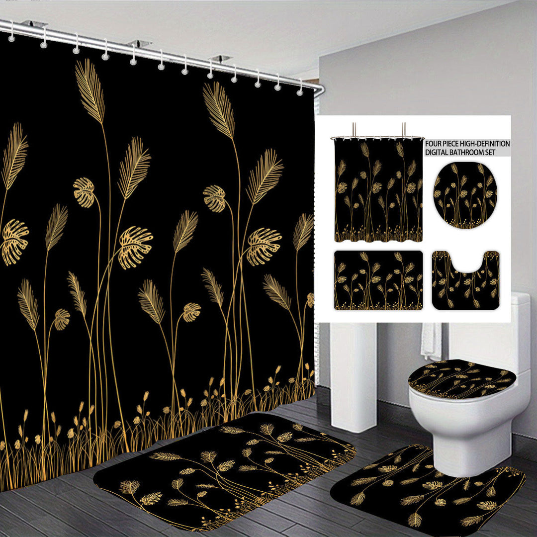 Digital Botanical Bathroom Décor Set Kalsten
