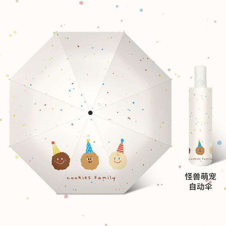 Women Foldable Umbrella with Funny Design Kalsten