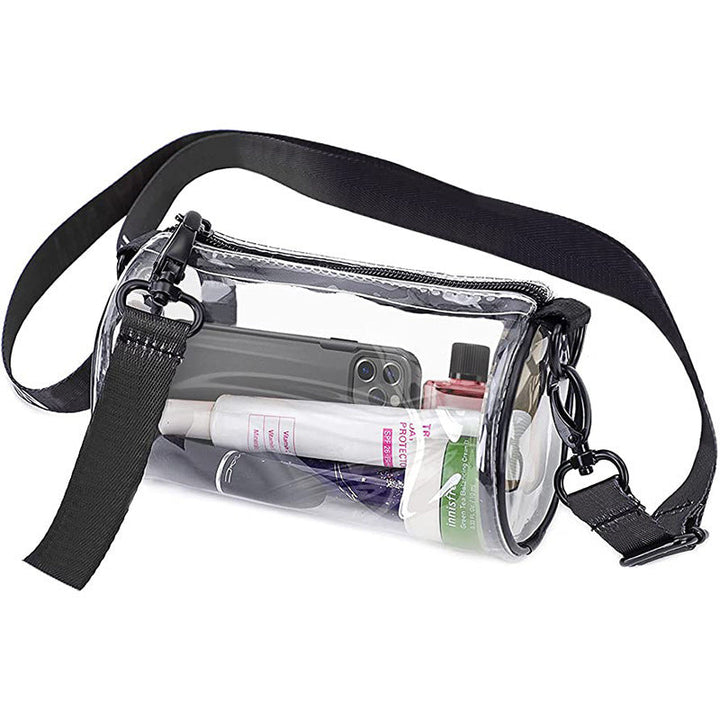 Transparent Handbag with Adjustable Shoulder Strap Kalsten