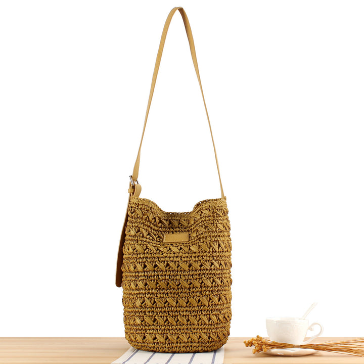 Handcrafted Practical Shoulder Bag with Structure Pattern Kalsten