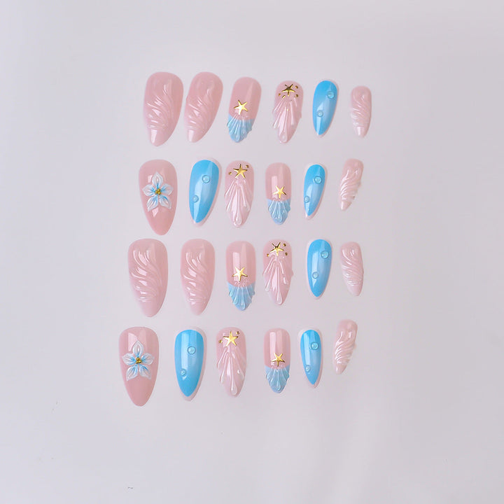Decorative Press-On Nail Art Set Kalsten 1787294254
