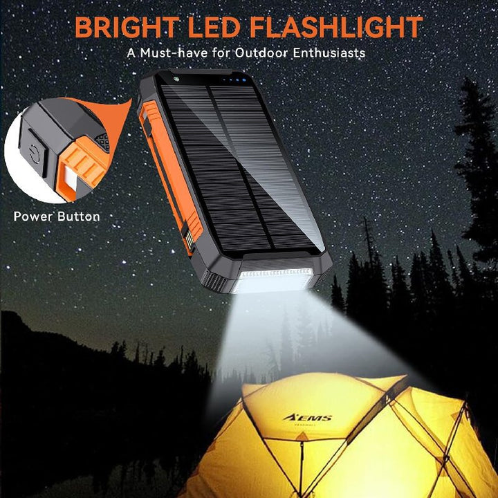 Robust Solar Power Bank with Multifunctional Charging Port Kalsten
