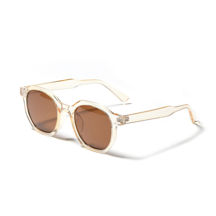 Women's stylish sunglasses with clear frame and polarized lenses Kalsten