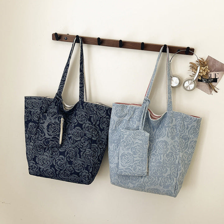 Large shopping bag with floral design Kalsten