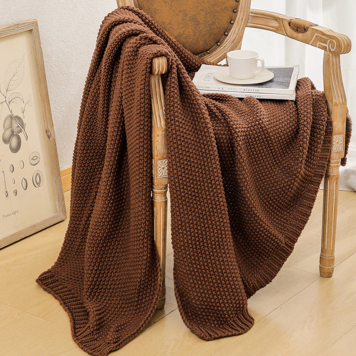 Ladies cozy knit blanket Kalsten