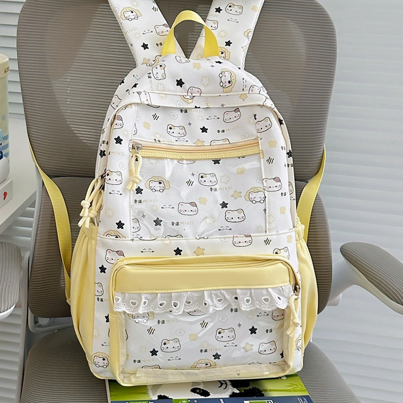 Cute Character-Themed School Backpack