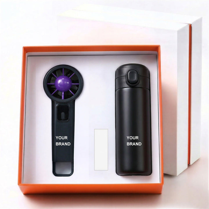 Unisex Portable Fan and Water Bottle Set Kalsten