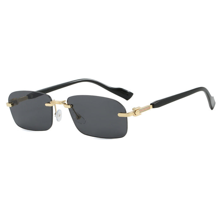 Women's sunglasses with elegant metal frame and stylish wood details Kalsten