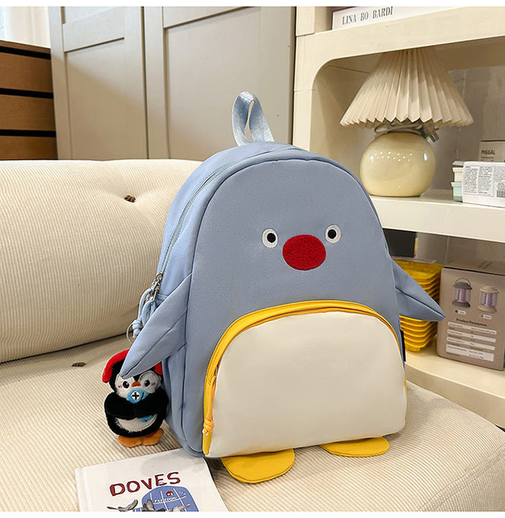 Children's Playful Penguin Design School Backpack