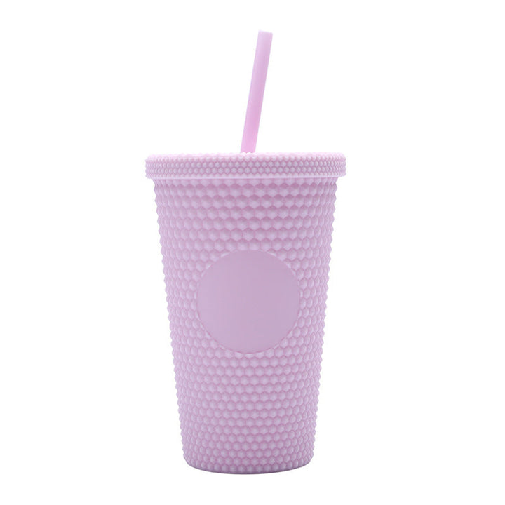 Unisex plastic drinking cup with textured design Kalsten