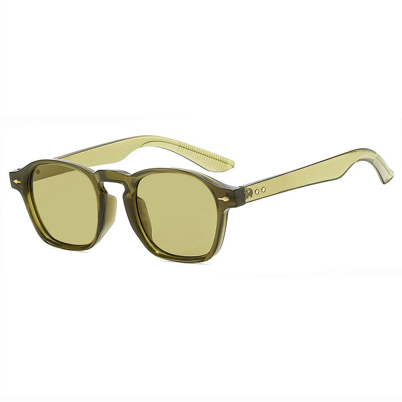 Ladies fashionable rectangular glasses with transparent frame Kalsten