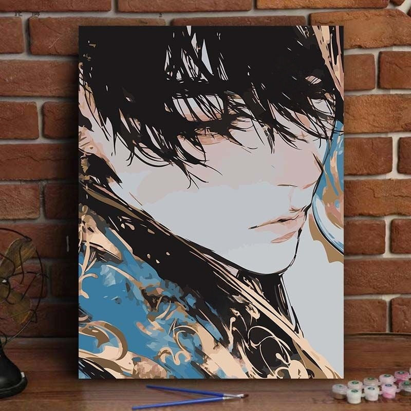 Abstract Art Portrait Canvas Print Kalsten