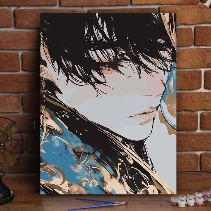 Abstract Art Portrait Canvas Print Kalsten