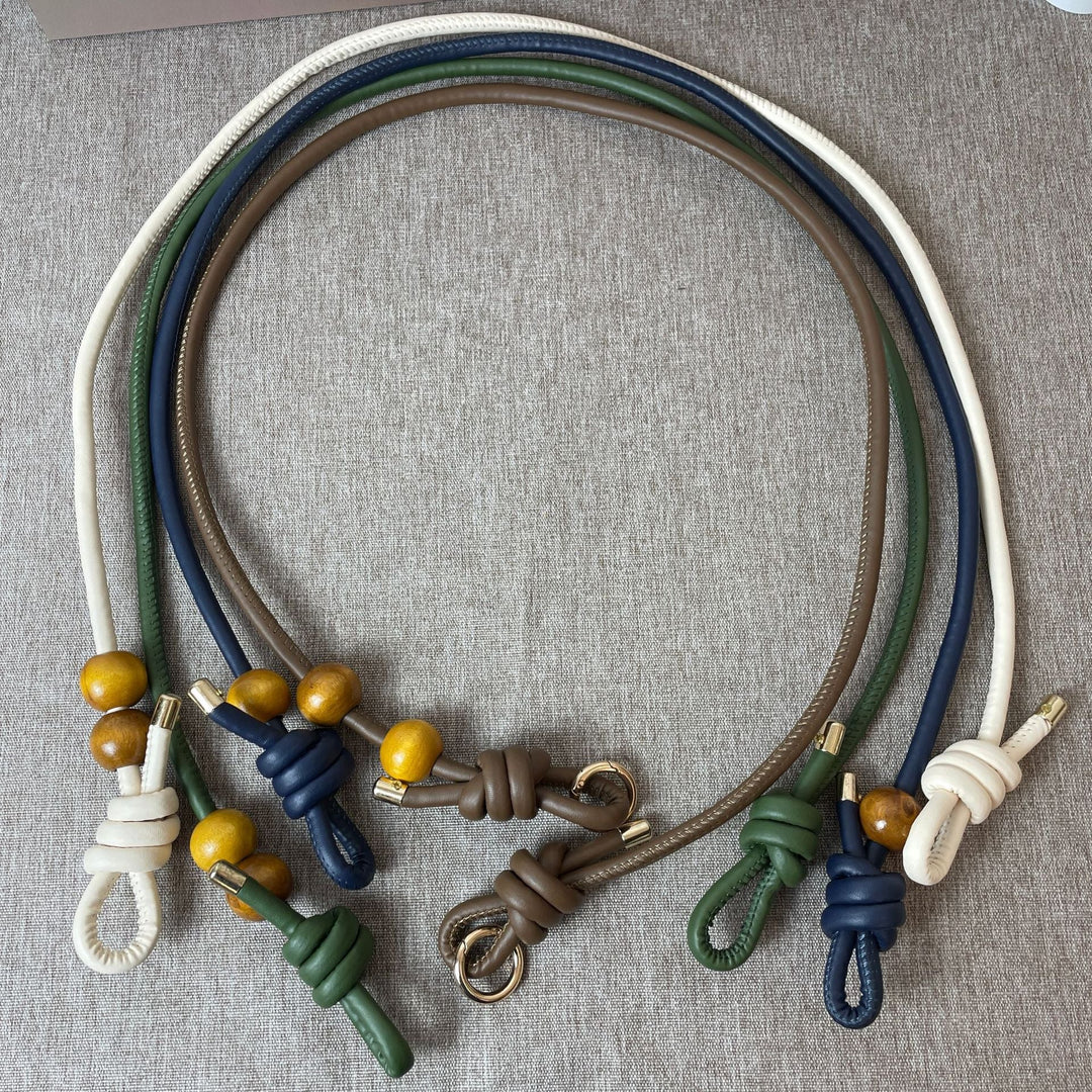 Hand-knotted shoulder bag with tassels Kalsten