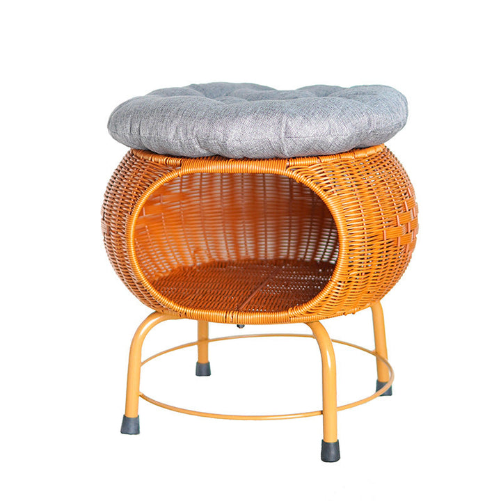 Ladies Modern Rattan Armchair by Kalsten