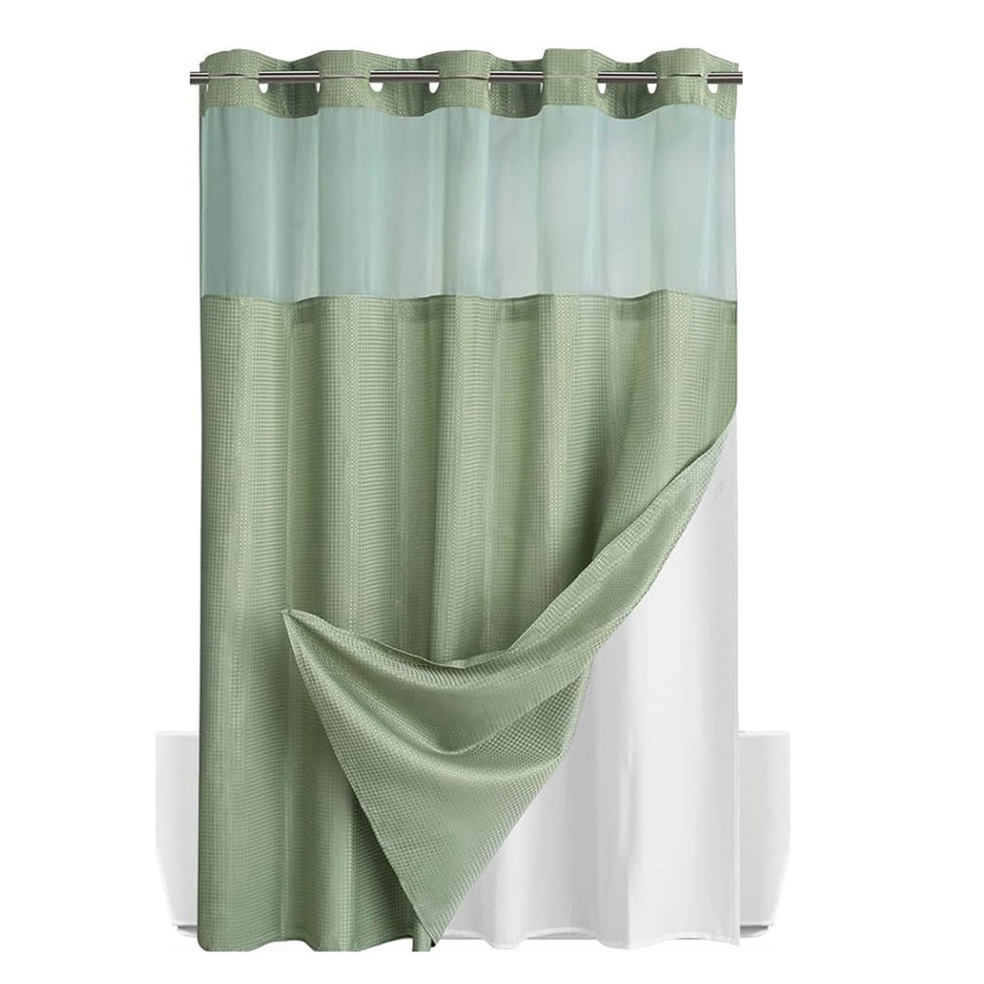 Textured Weave Shower Curtain Kalsten