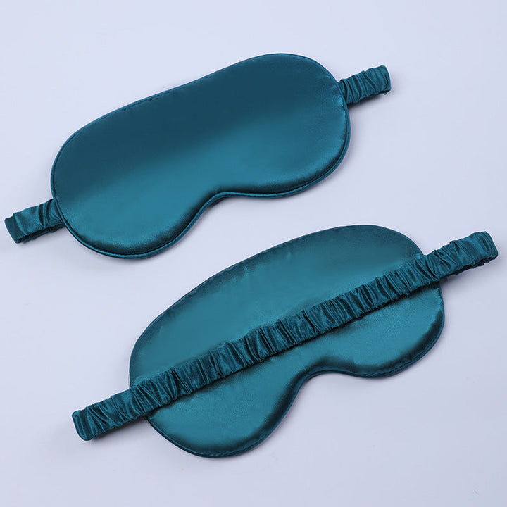 Women's nano silk sleep mask with padded eye area, adjustable elastic band, and storage pouch Kalsten