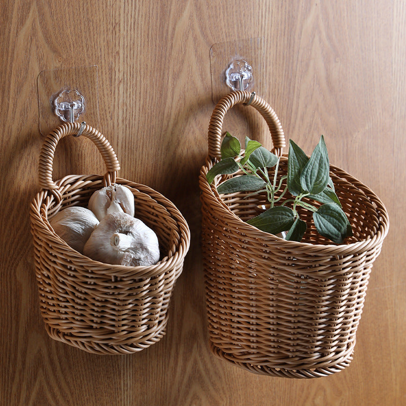 Handcrafted Wicker Storage Basket Kalsten
