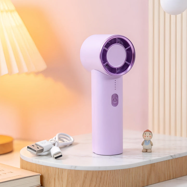Women Portable Mini Hand Fan with USB Charging Function and Powerful Air Circulation Kalsten