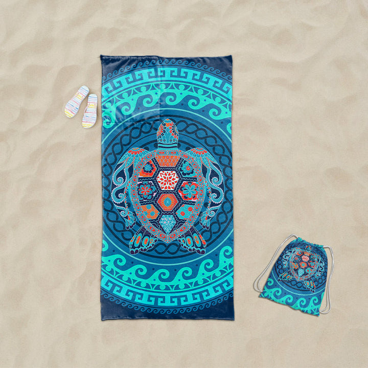 Beach towel with exclusive sea turtle motif Kalsten