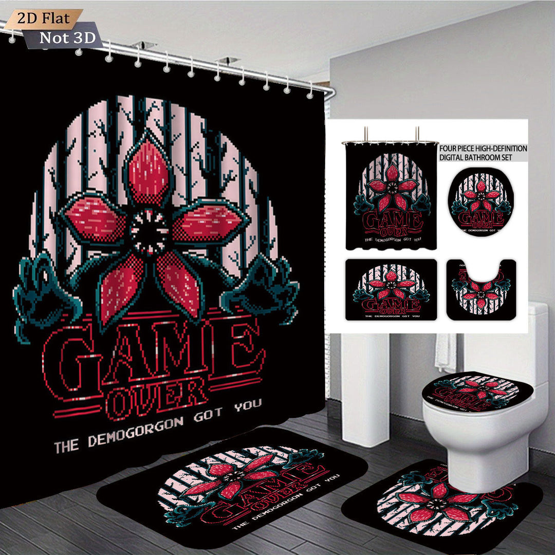 Stranger Things Adventure-Themed Digital Bathroom Set Kalsten
