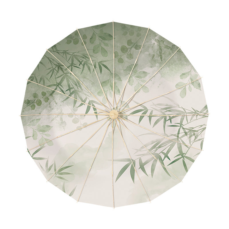 Ladies elegant folding umbrella with artistic floral pattern Kalsten