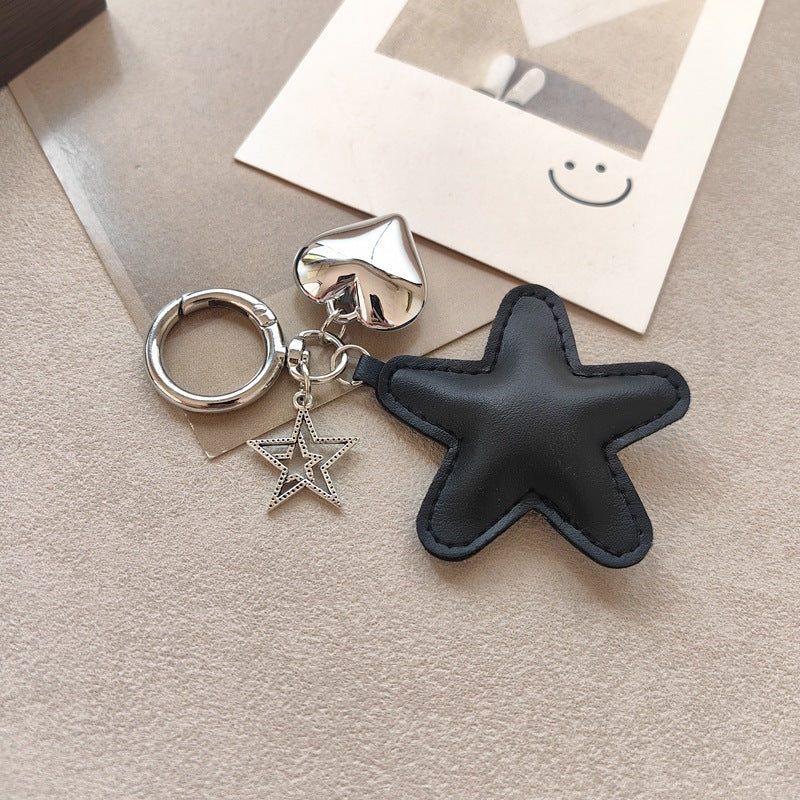 Keychain with star and heart design Kalsten