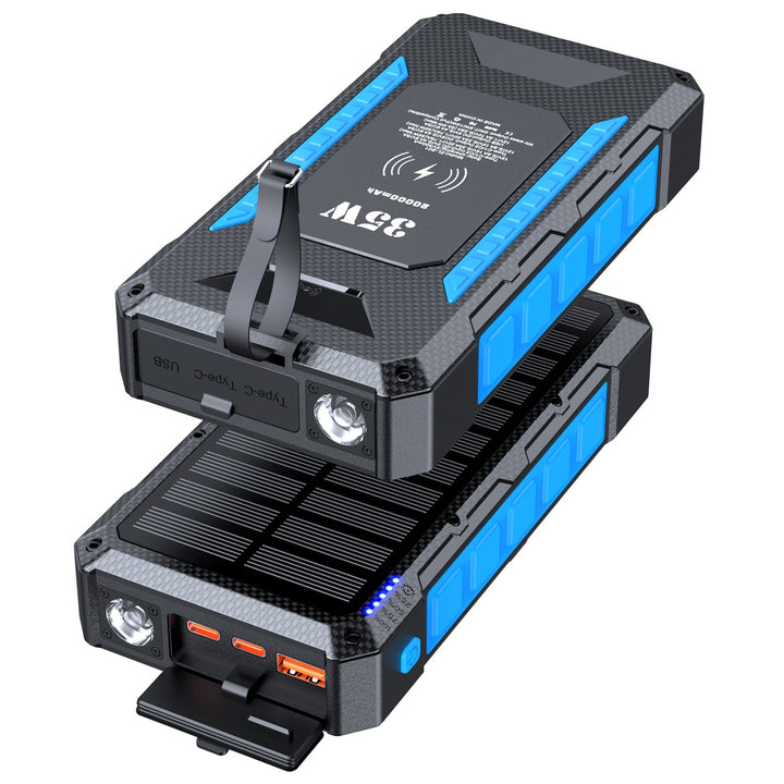 Solar Powerbank with Fast Charging Function and Integrated Flashlight Kalsten