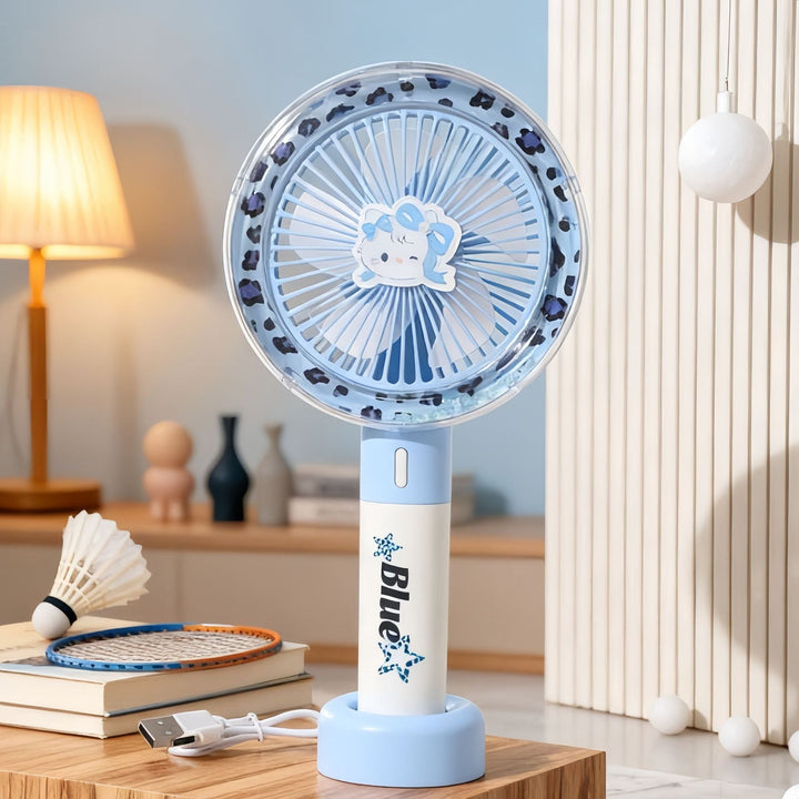 Women's portable hand fan with powerful battery technology and ergonomic design Kalsten