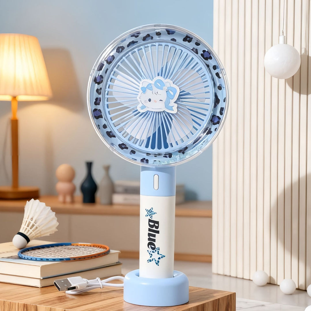 Women Portable Mini Air Cooler with USB Connection and Stepless Speed Control Kalsten