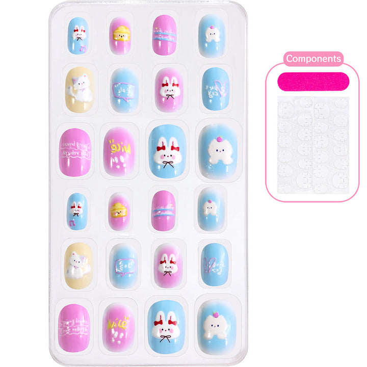 Creative Cartoon-Themed Press-On Nail Collection Kalsten