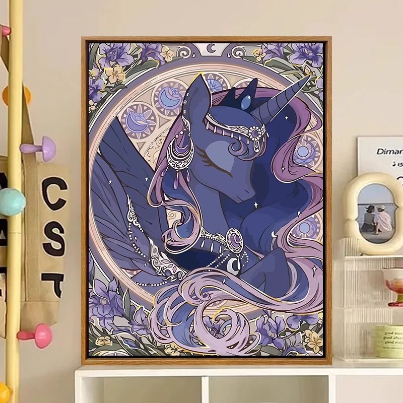 Cartoon-Inspired Fantasy Character Canvas Art Print Kalsten