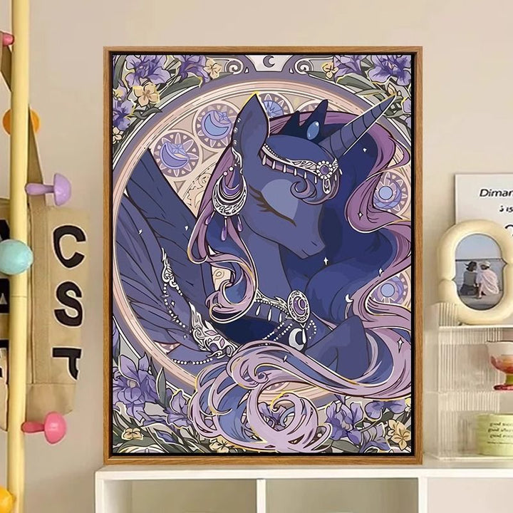 Cartoon-Inspired Fantasy Character Canvas Art Print Kalsten