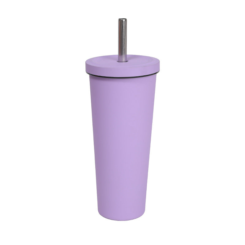 Unisex To-Go drinking mug with strong insulation and stainless steel straw Kalsten