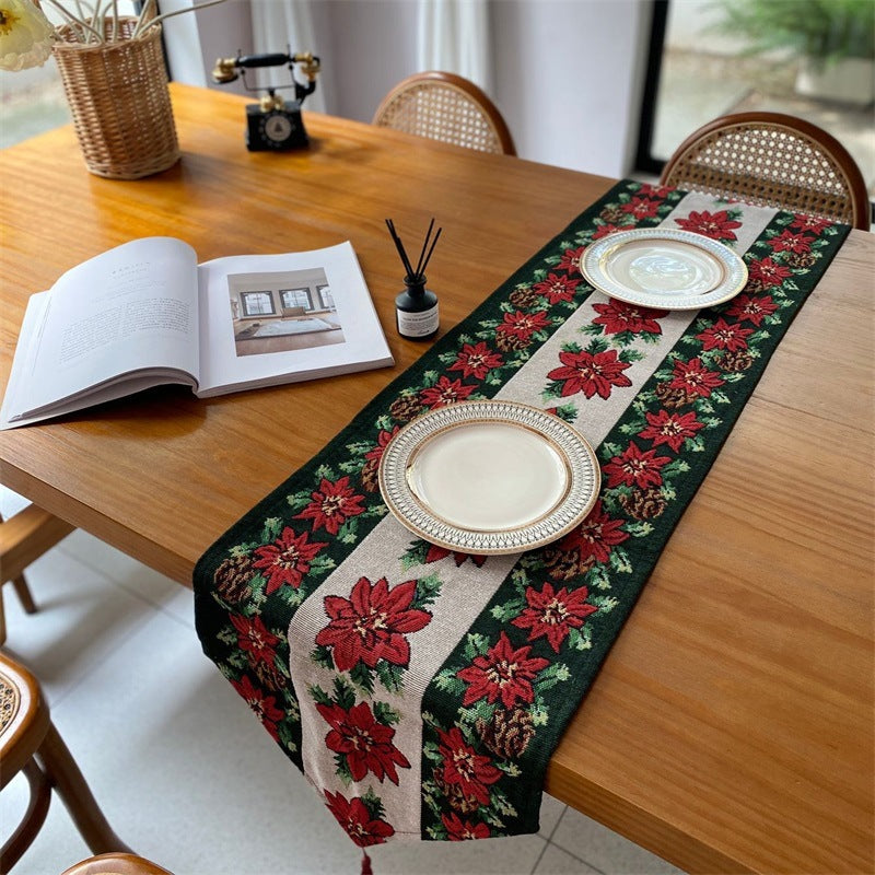 Festive Holiday-Themed Table Runner