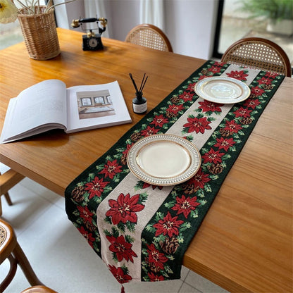 Festive Holiday-Themed Table Runner